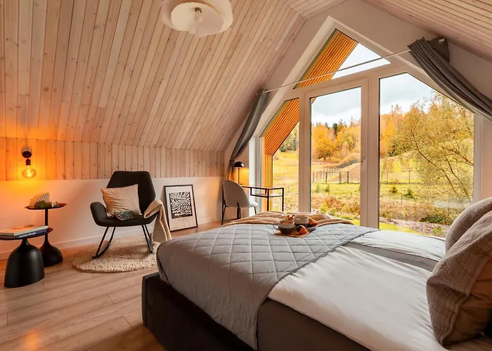 Hill & Chill - Nowoczesne Stodoly Ze Strefa Spa, Balia, Sauna